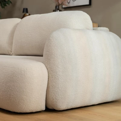 Rozkládací pohovka JACKI - teplá šedá