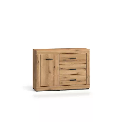Komoda se šuplíky a dvířky ADELLA - dub evoke