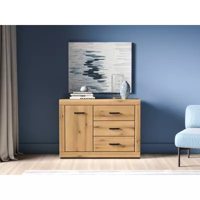 Komoda se šuplíky a dvířky ADELLA - dub evoke