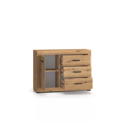 Komoda se šuplíky a dvířky ADELLA - dub evoke