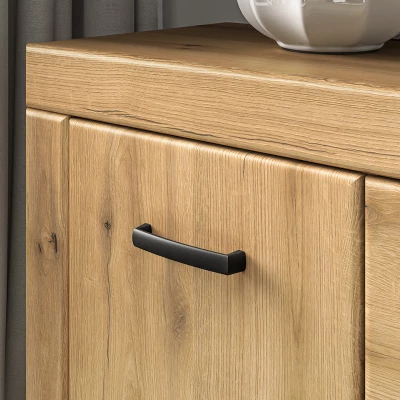 Komoda se šuplíky a dvířky ADELLA - dub evoke