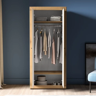 Šatní skříň 87 cm ADELLA - dub evoke