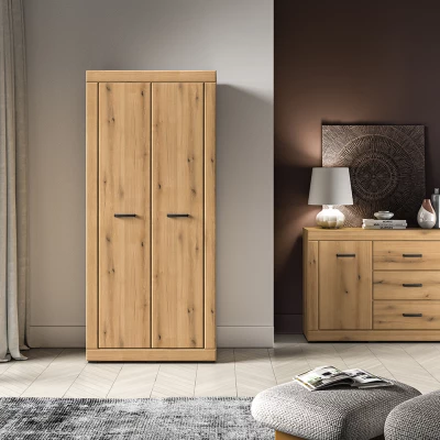 Šatní skříň 87 cm ADELLA - dub evoke