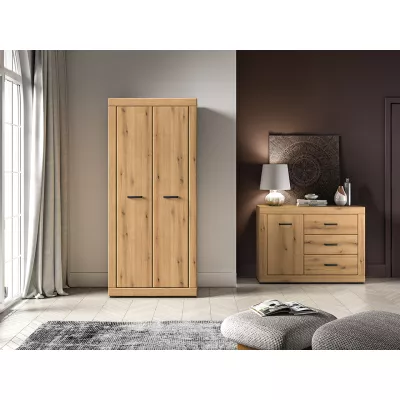 Šatní skříň 87 cm ADELLA - dub evoke