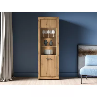 Prosklená vitrína ADELLA - dub evoke