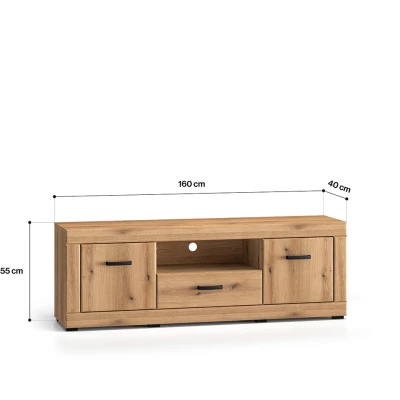Televizní stolek ADELLA - dub evoke