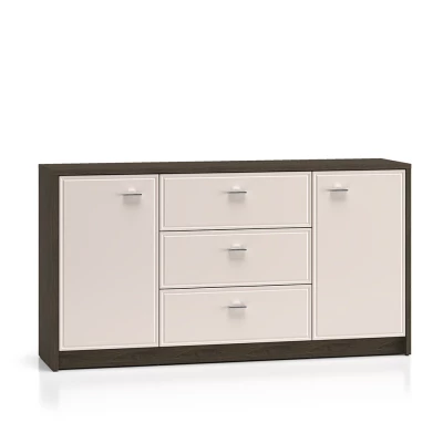 Široká kombinovaná komoda SAFIEH - dub / kašmír