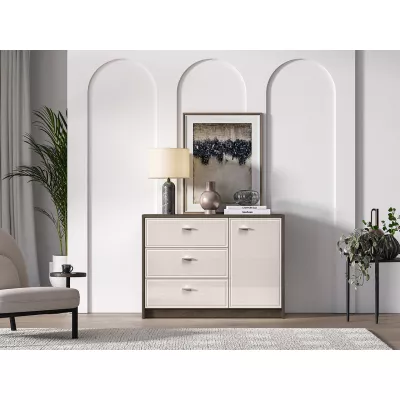 Kombinovaná komoda SAFIEH - dub / kašmír