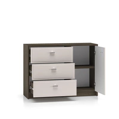 Kombinovaná komoda SAFIEH - dub / kašmír