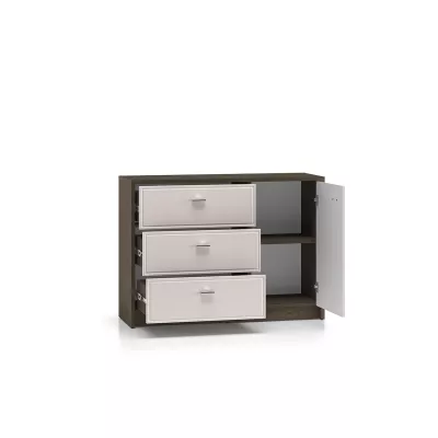 Kombinovaná komoda SAFIEH - dub / kašmír