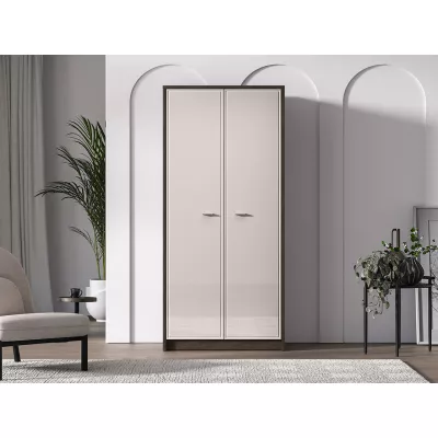 Šatní skříň 89 cm SAFIEH - dub / kašmír