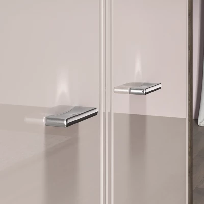 Šatní skříň 89 cm SAFIEH - dub / kašmír