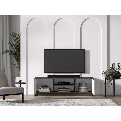 Televizní stolek SAFIEH - dub / kašmír