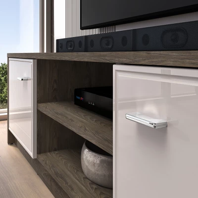 Televizní stolek SAFIEH - dub / kašmír