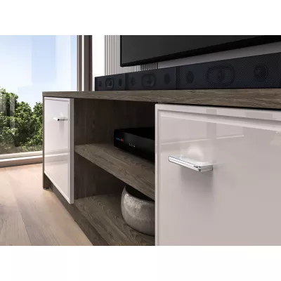 Televizní stolek SAFIEH - dub / kašmír