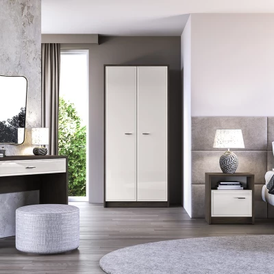 Toaletní stolek SAFIEH - dub / kašmír