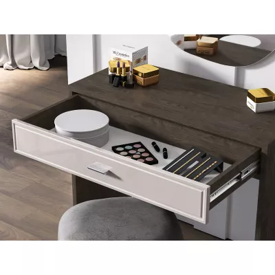 Toaletní stolek SAFIEH - dub / kašmír