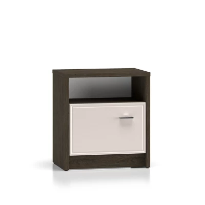 Noční stolek SAFIEH - dub / kašmír