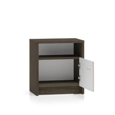 Noční stolek SAFIEH - dub / kašmír