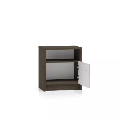 Noční stolek SAFIEH - dub / kašmír