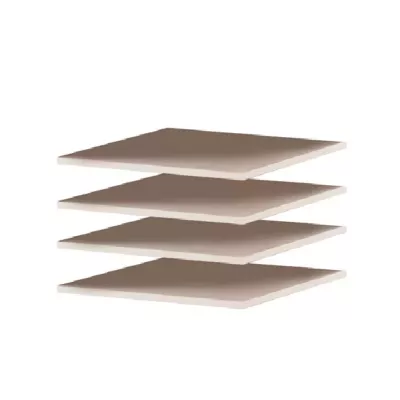Set 4 polic ke skříni MARFA a MISHEEL 101 - kašmírový