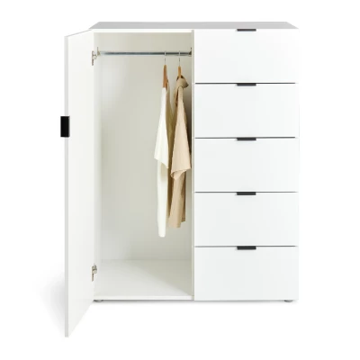 Kombinovaná komoda ZARA - bílá