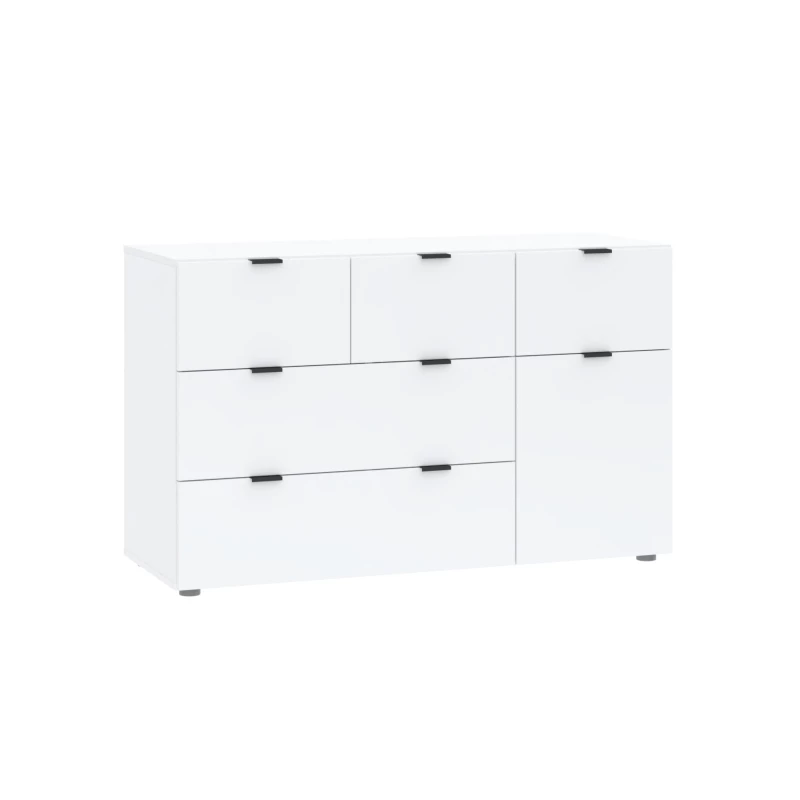 Komoda se šuplíky ZARA - bílá