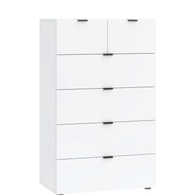 Šuplíková komoda ZARA - bílá