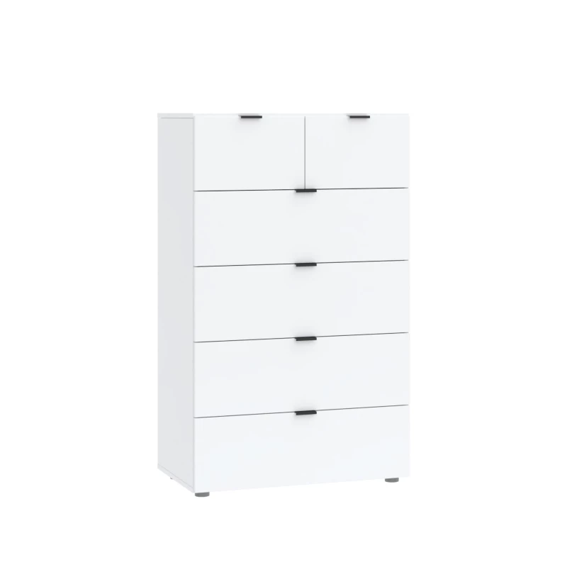 Šuplíková komoda ZARA - bílá