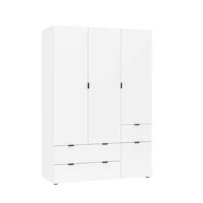 Šatní skříň 135 cm ZARA - bílá