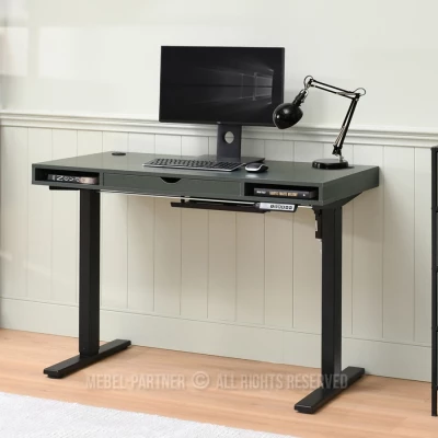 Nábytek do studentského pokoje MAIRA - zelený / černý