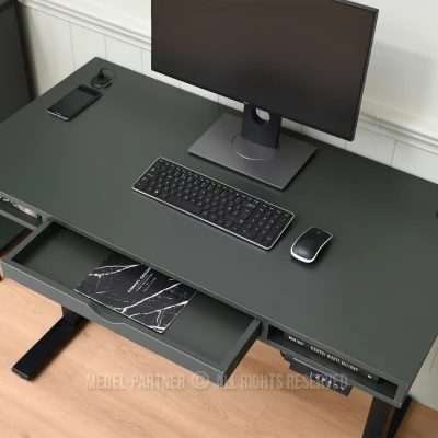 Nábytek do studentského pokoje MAIRA - zelený / černý