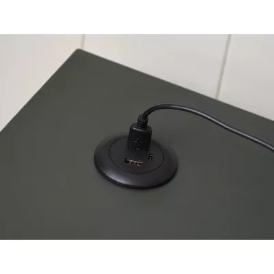 Nábytek do studentského pokoje MAIRA - zelený / černý