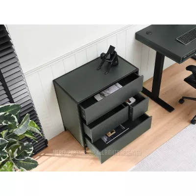 Nábytek do studentského pokoje MAIRA - zelený / černý