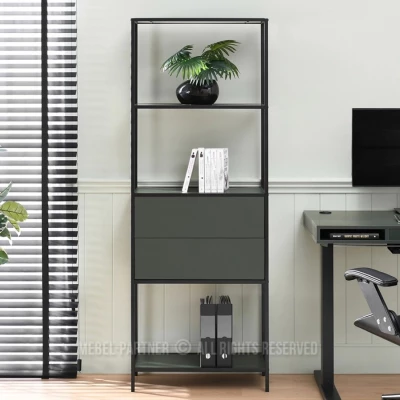 Nábytek do studentského pokoje MAIRA - zelený / černý