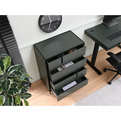 Nábytek do studentského pokoje MAIRA - zelený / černý