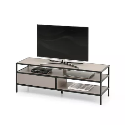 Televizní stolek MAIRA - béžový / černý