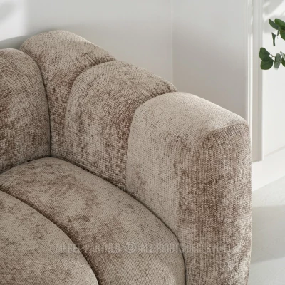 Designová pohovka RONIA - světle hnědá