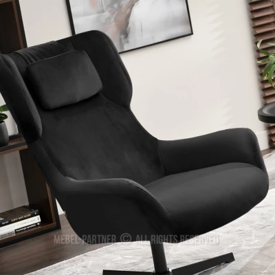 Otočné křeslo ANTE - černé