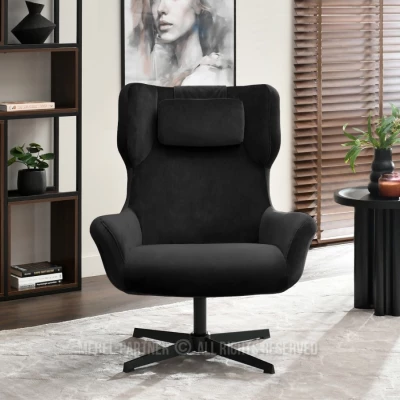 Otočné křeslo ANTE - černé