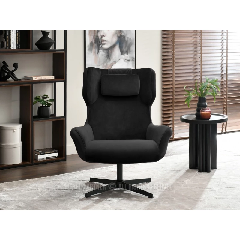 Otočné křeslo ANTE - černé