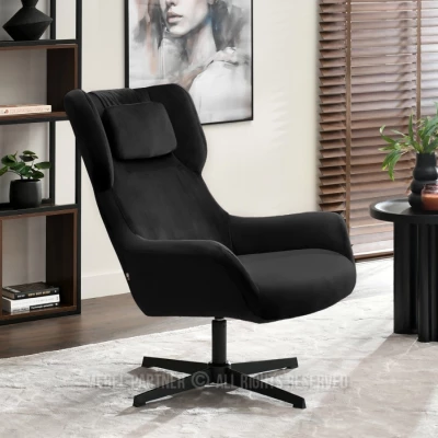 Otočné křeslo ANTE - černé