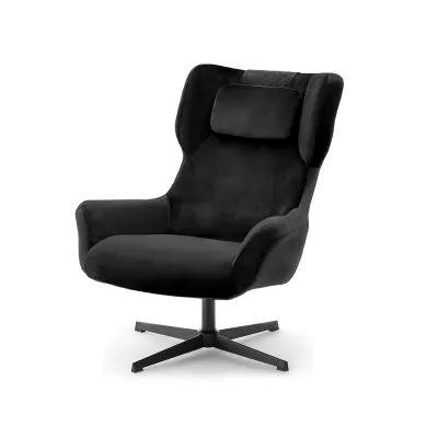 Otočné křeslo ANTE - černé