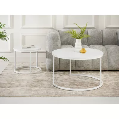 Set konferenčních stolků JACEK - bílý