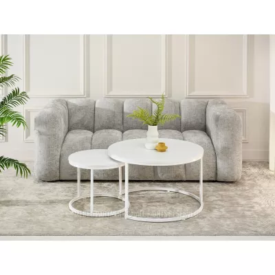 Set konferenčních stolků JACEK - bílý