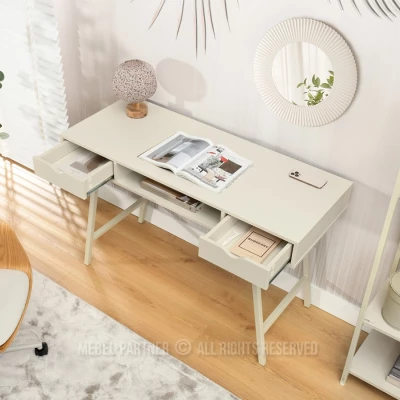 Psací stůl DEVON - krémový