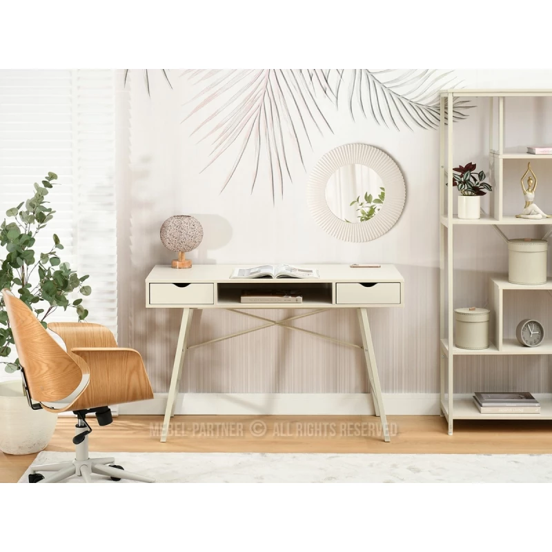 Psací stůl DEVON - krémový