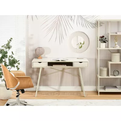 Psací stůl DEVON - krémový