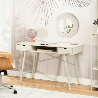 Psací stůl DEVON - krémový