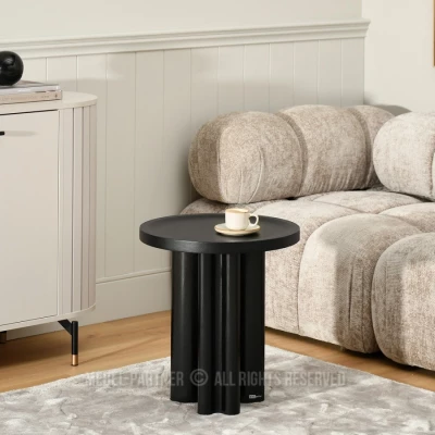 Kulatý konferenční stolek BERT - černý